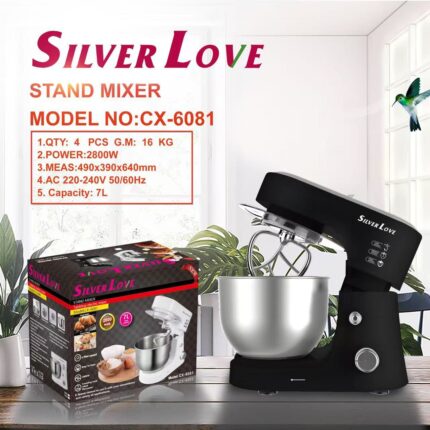 Silver Love Industrial Mixer