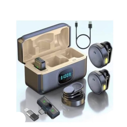 Q8 wireless microphone with type c and android connector